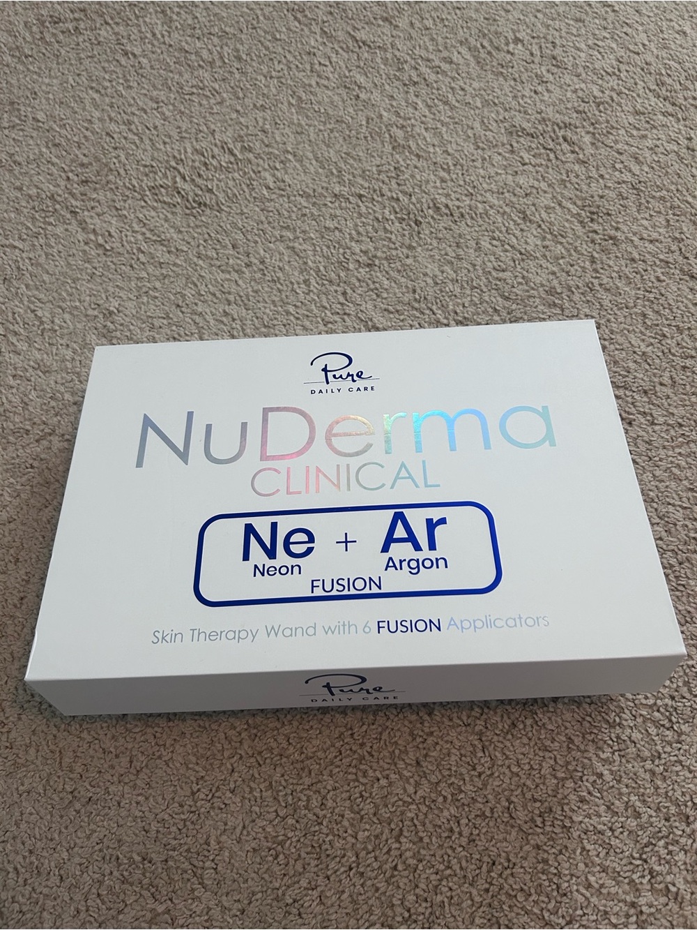 Pure Daily Care NuDerma Clinical Skin Therapy Wand - White